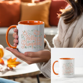 Heritage | Caneca Olá Abóbora – Café de Outono Fof