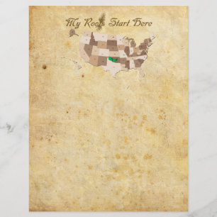 Heritage Roots Letterhead