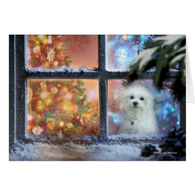 Hermes o cartão de Natal maltês (Frente Horizontal)