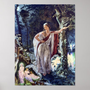 Hermia e Impressão de Fadas Vitorianas das Fadas