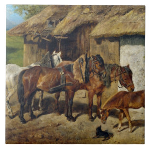 Hermine Biedermann Harnessed Horses na faca