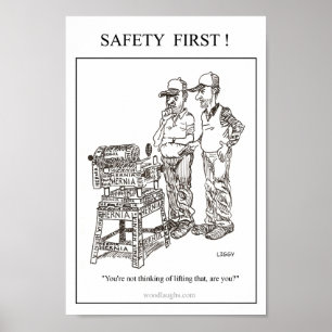 Hernia Cartoon Poster