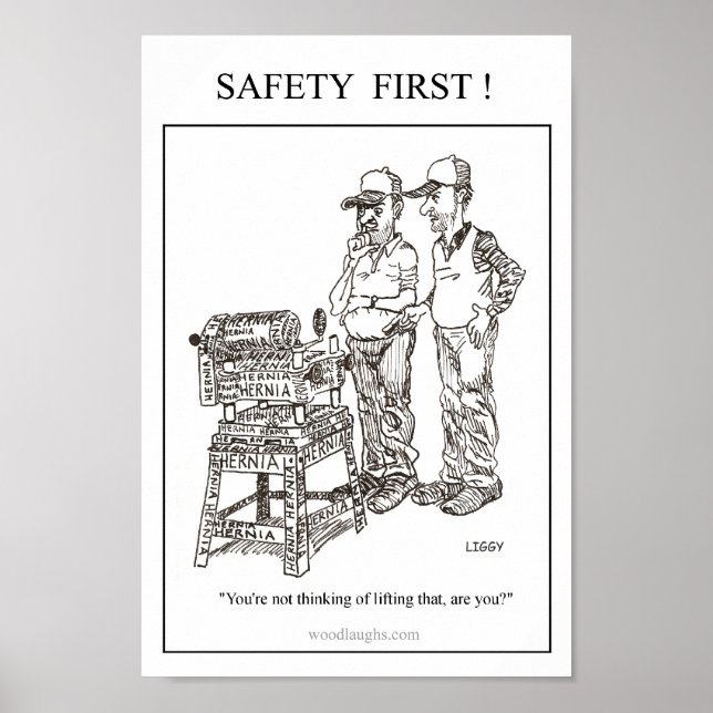 Hernia Cartoon Poster (Frente)