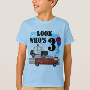 Heroes aniversário de 3 anos Camisetas e presentes