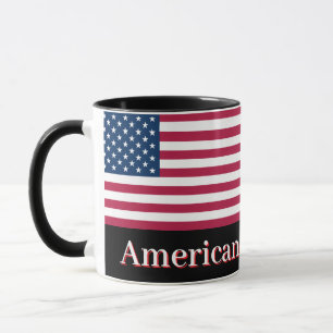 Herói Americano Bandeira Patriótica EUA Caneca Per