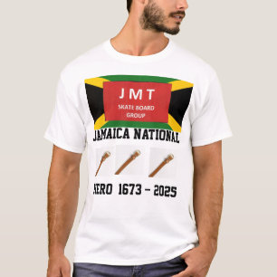 HERÓI NACIONAL JAMAICA. Camiseta Básica Escura