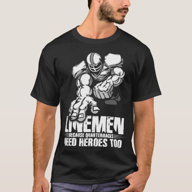 Heroína do Camisa de Futebol de Lineman (Frente)