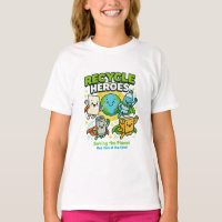 Heróis da Reciclagem – Camiseta do Dia da Reciclag