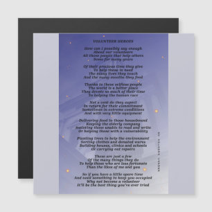 Heróis Voluntários Cartão Magnético