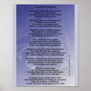 Heróis Voluntários Poster