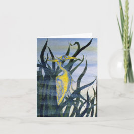 Heron no Cartão de Nota Reeds