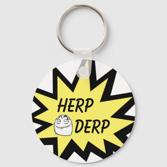 Herp Derp Chaveiro (Frente)