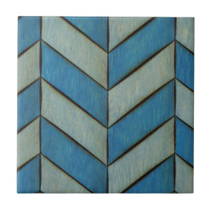 Herringbone azul