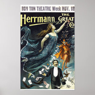 Herrmann o poster restaurado excelente das viagens