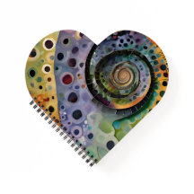 herzförmiger Spiralblock