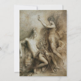 Hesiod e Musa por Gustave Moreau