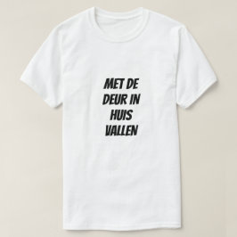 Hetero ao ponto em camiseta holandesa