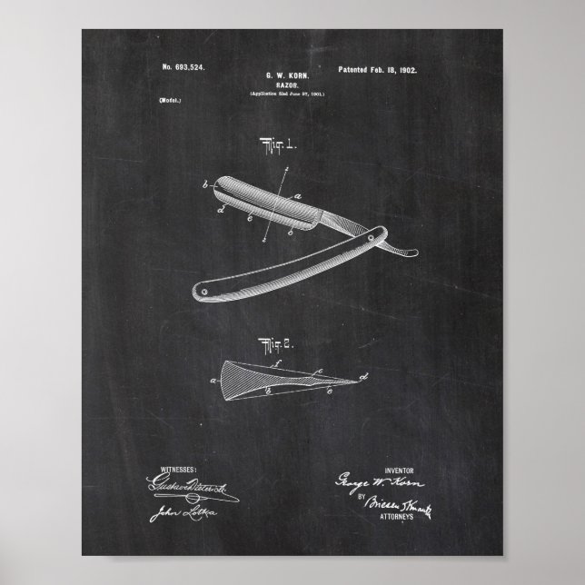 Hetero de Poster Razor Patent (Frente)