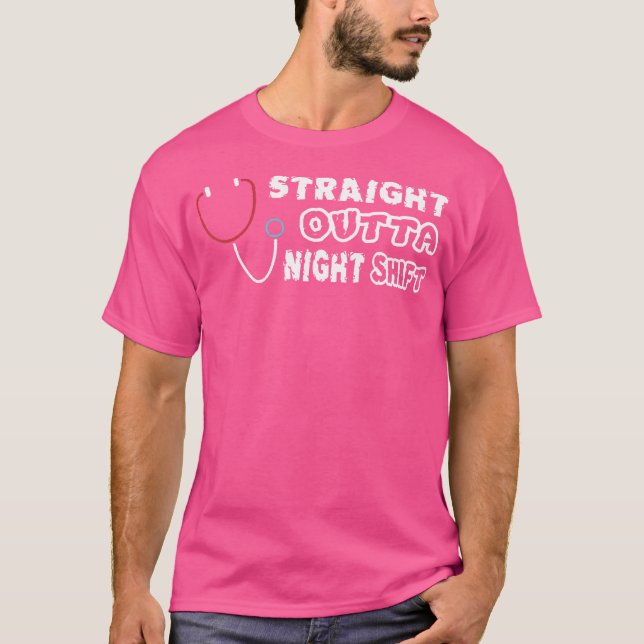 Hetero Fora da Camisa do Turno da Noite - Enfermei (Frente)