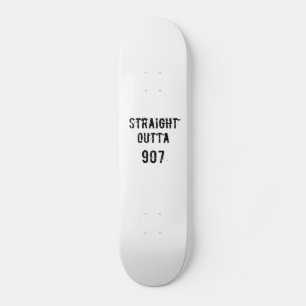 Hetero Out 907 Skateboard Deck - Texto Preto