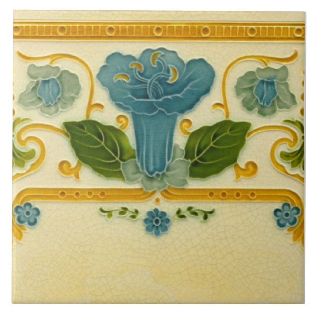 Hetero Repro 1900 Pilkington Border Art Nouveau (Frente)