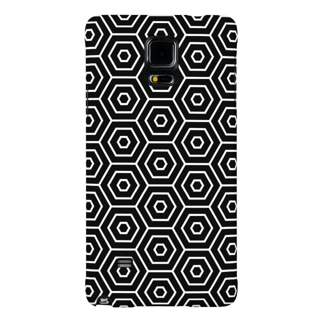 Hexagons texture geometric pattern (Traseira)