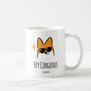 Hey caneca de Corgeous