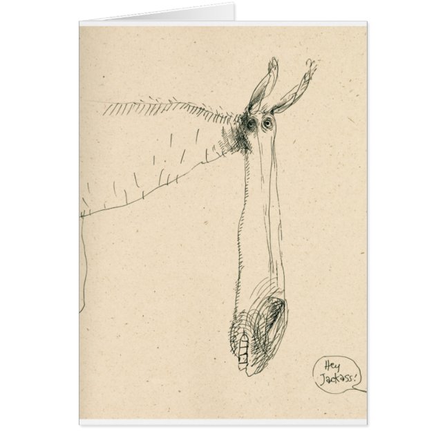 Hey, cartão do Jackass (Frente)