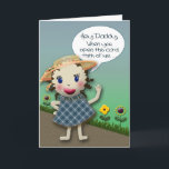 Hey pai - cartão de aniversário<br><div class="desc">Aniversário bonito para o pai de sua filha,  novo ou velho,  amá-lo-á!</div>