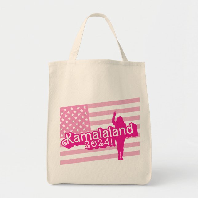 "Hi Kamala" - Grocery Bolsa (sem tagline) (Frente)