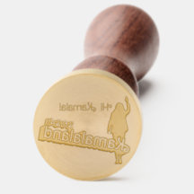 "Hi Kamala" - Selo de cera (slogan B)