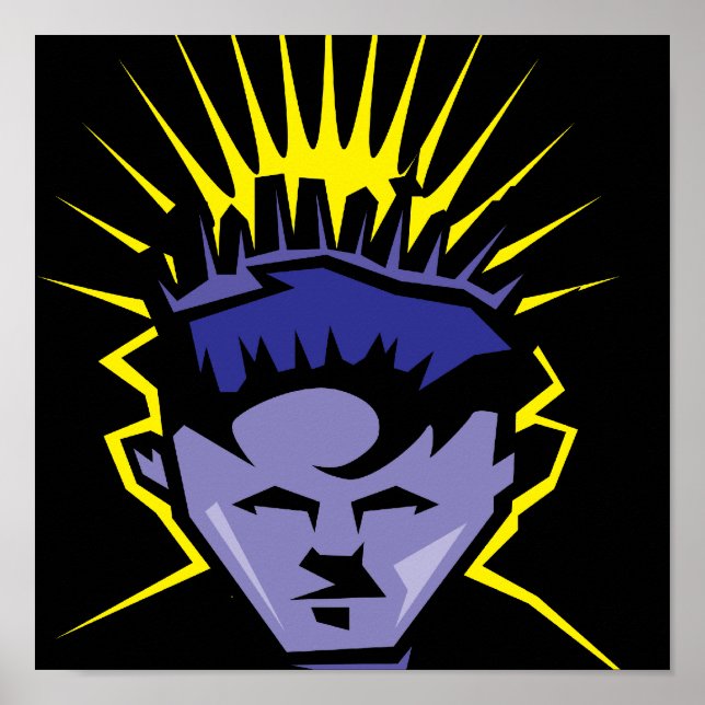 Hi-Tech Brain Poster (Frente)