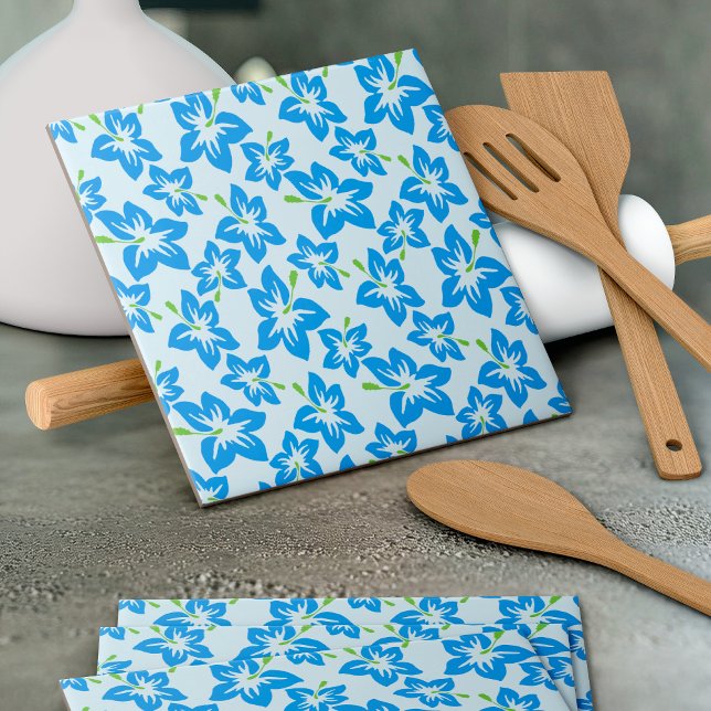 Hibisco Azul, Flores Azuis, Padrão De Flores (Criador carregado)