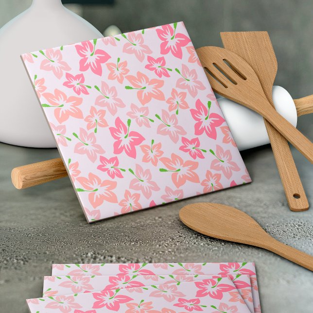 Hibisco Rosa, Flores Rosa, Padrão De Flores (Criador carregado)