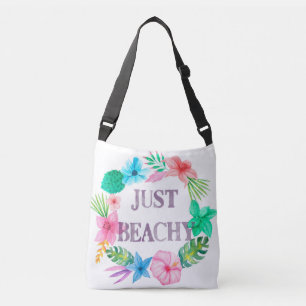 Hibisco Tropical Apenas Beachy Tote Bag