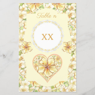 Hibiscus & lace AMARELO
