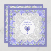 Hibiscus & lace BLUE