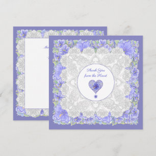 Hibiscus & lace BLUE