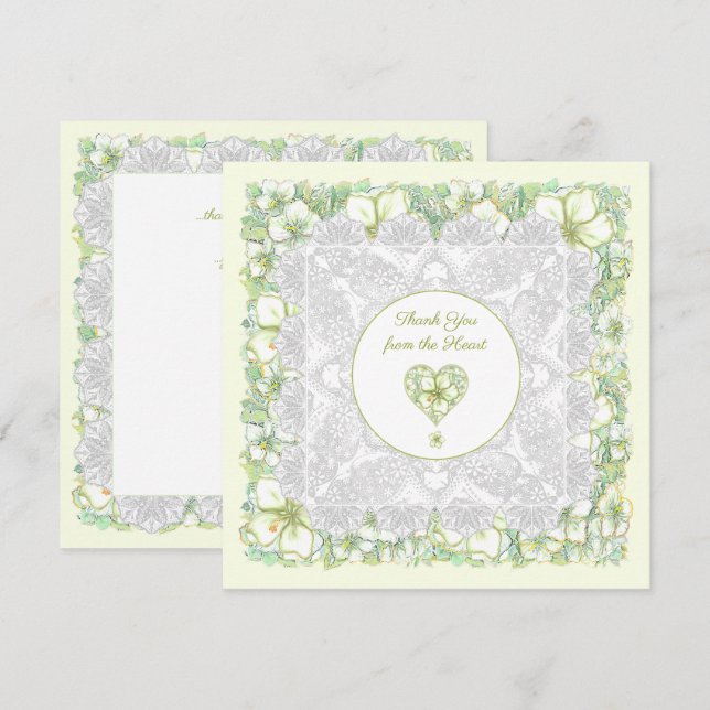 Hibiscus & lace WHITE (Frente/Verso)
