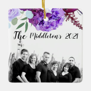 Hibiscus personalizado da Lavanda de ornamento XMA