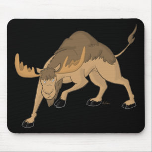 Híbrido irritado Mousepad dos alces do camelo
