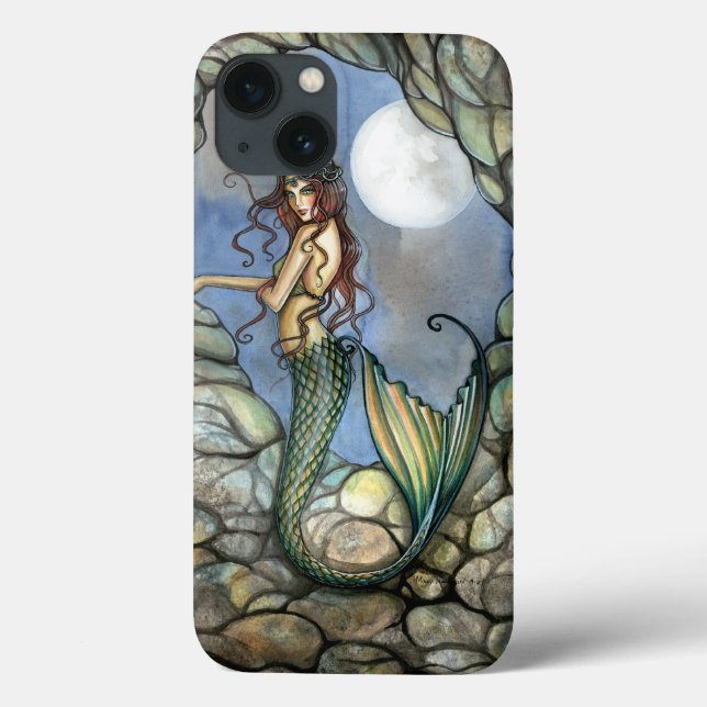 Hidden Cavern Mermaid Fantasy Art Mermaids (Verso)