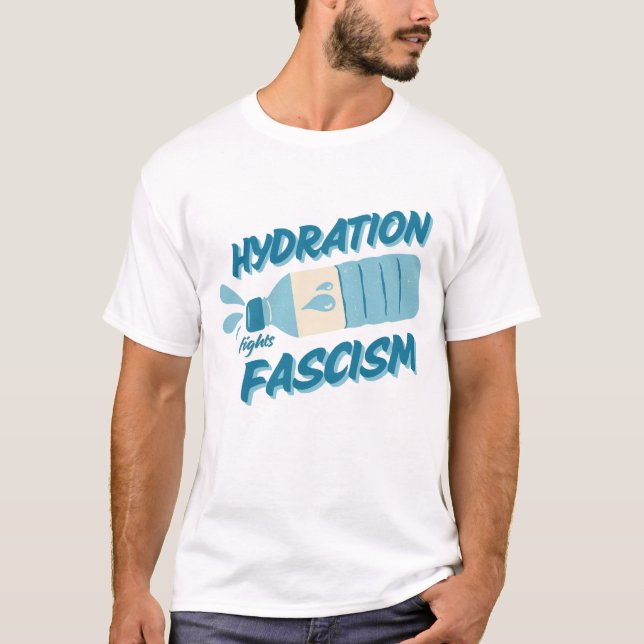 Hidratação combate camisa fascista (Frente)