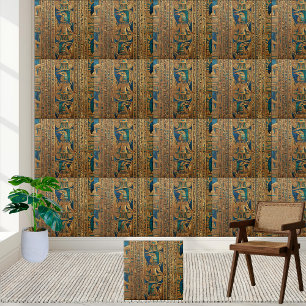 Hieroglifos Antigos Egípcios e Azulejo de Didade d