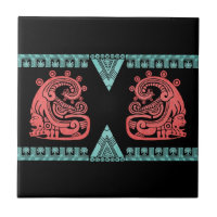 Hieroglyph asteca do guerreiro de Blacklight