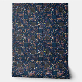 High End Textured Circuit Board Design