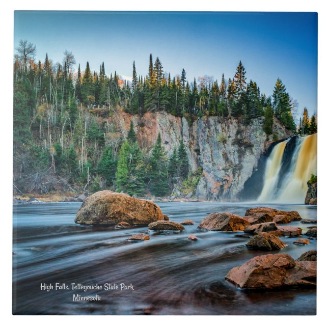 High Falls, Parque Tettegouche, Minnesota (Frente)