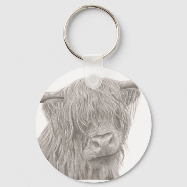 Highland Cow Chaveiro (Frente)