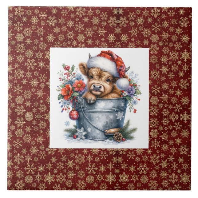 Highland Cow Christmas (Frente)