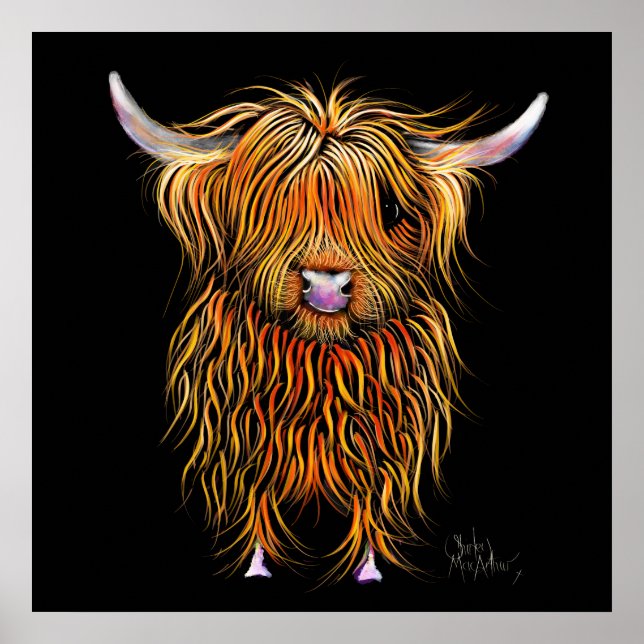 HiGHLaND CoW Impressão SCoTiSH ' HuMPHReY ' BY SHi (Frente)